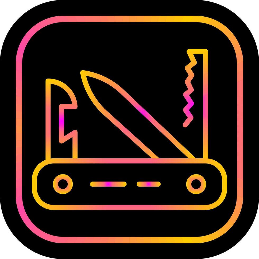 Swiss Army Knife Vector Icon