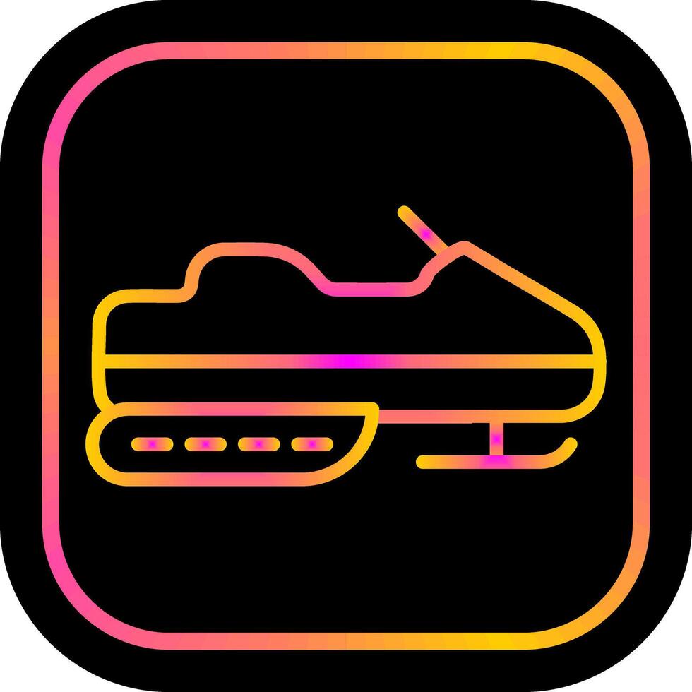 Snowmobile Vector Icon