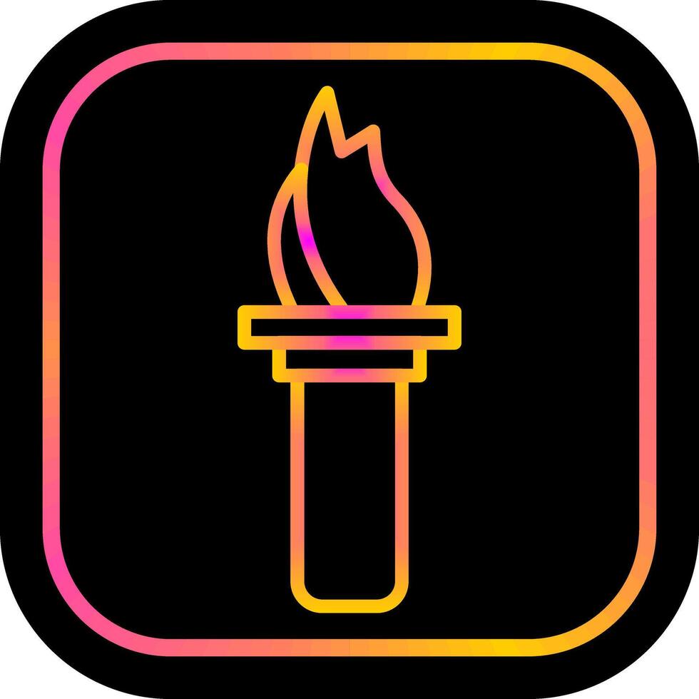 Torch Vector Icon