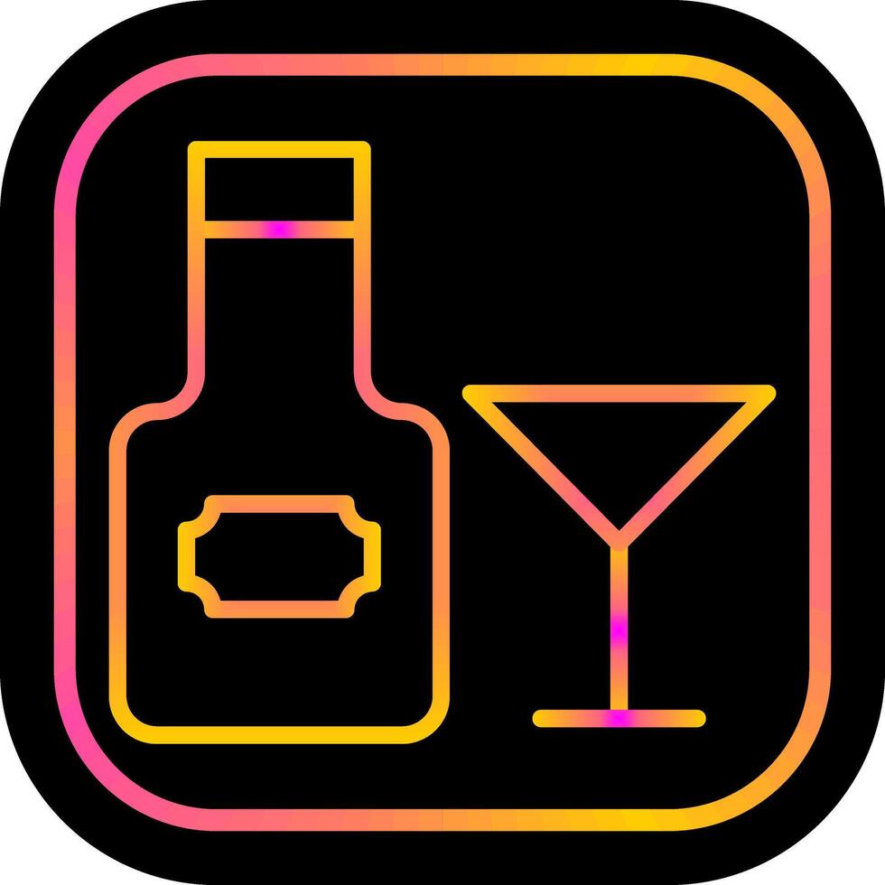 icono de vector de vino