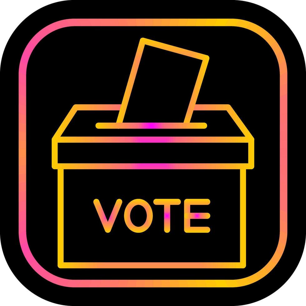 Ballot Vector Icon