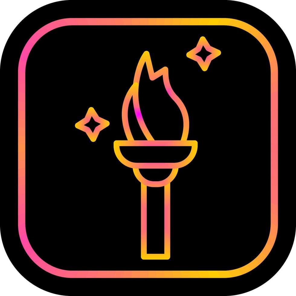 Torch Vector Icon