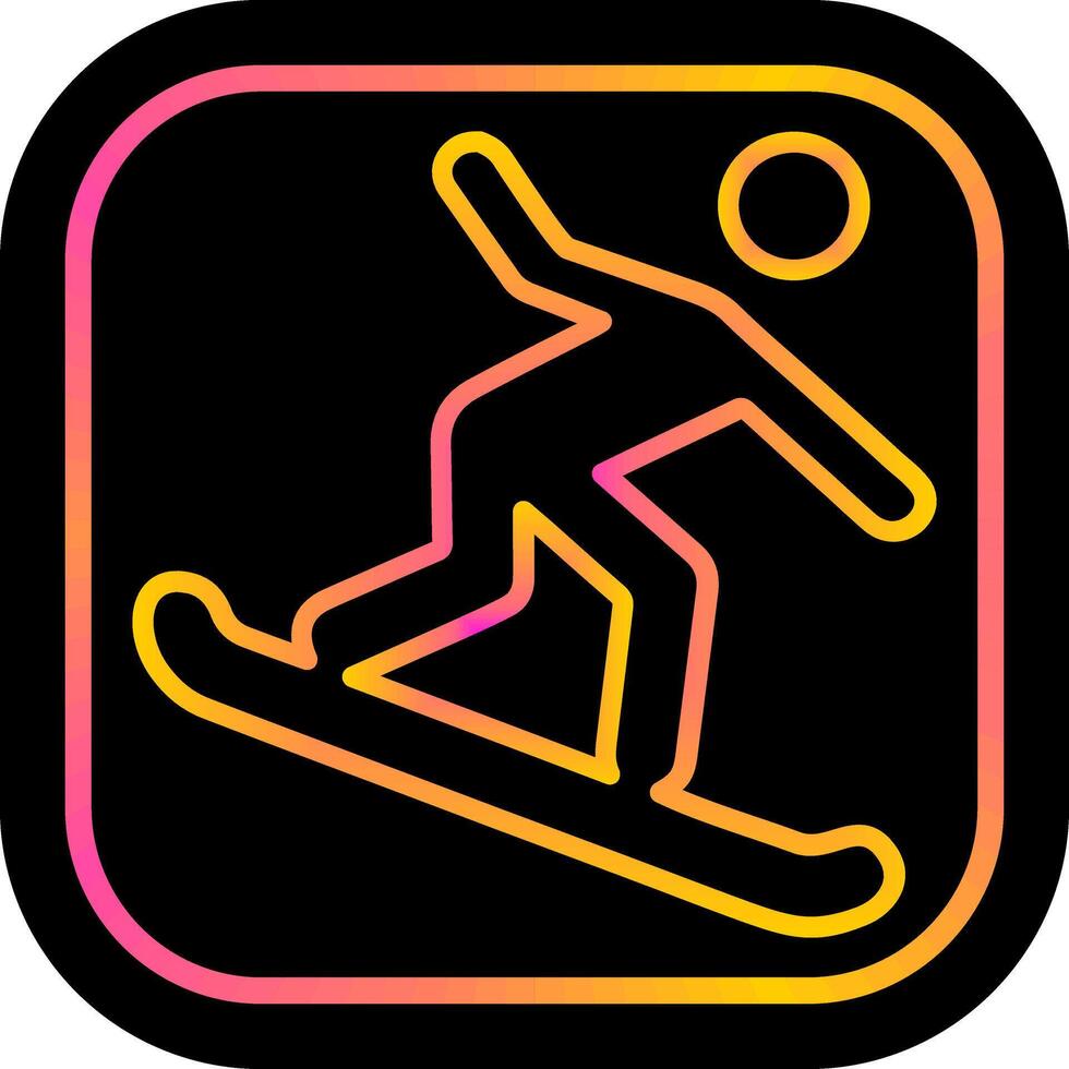 Snowboard Vector Icon