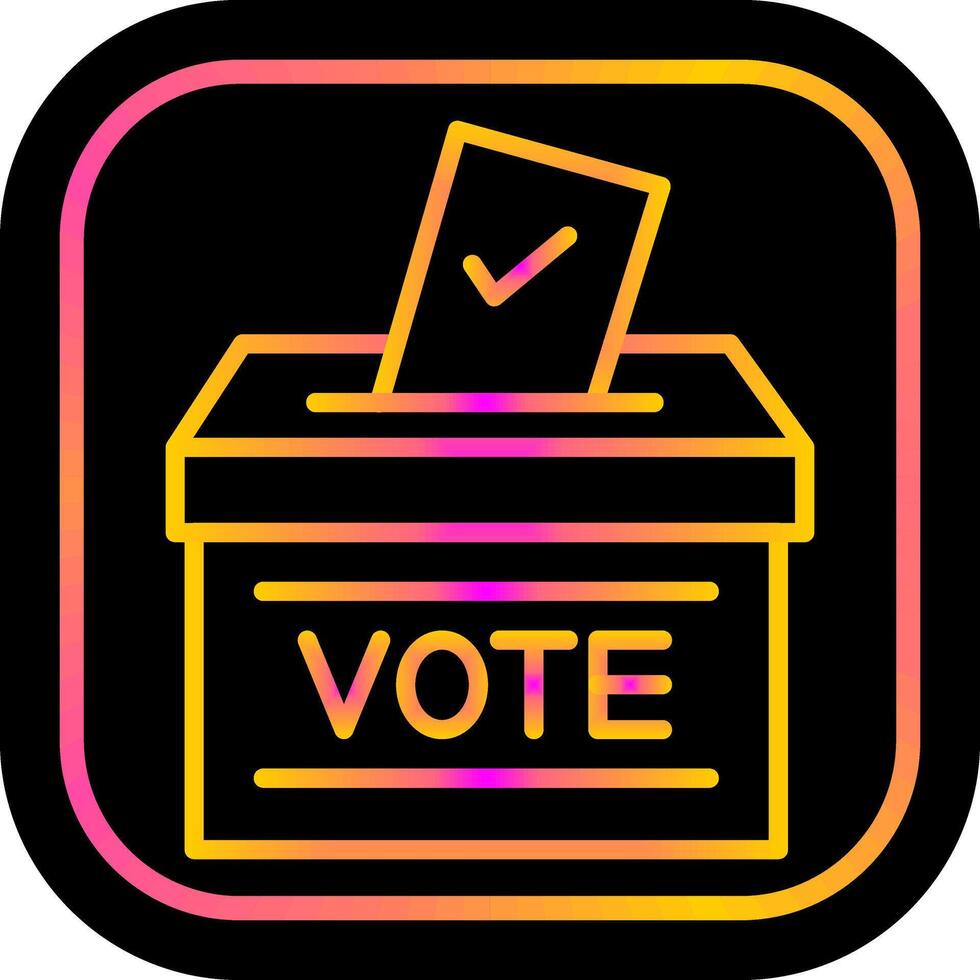 Ballot Vector Icon