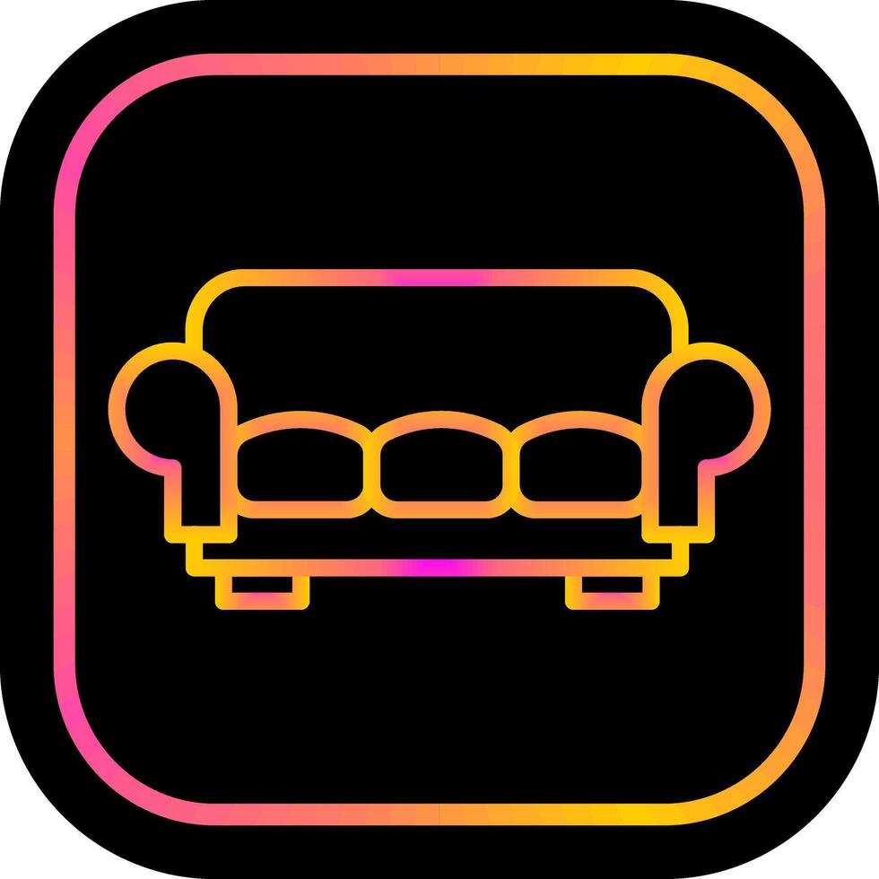 Large Sofa Vector Icon