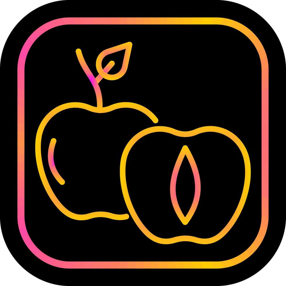 Apricot Vector Icon