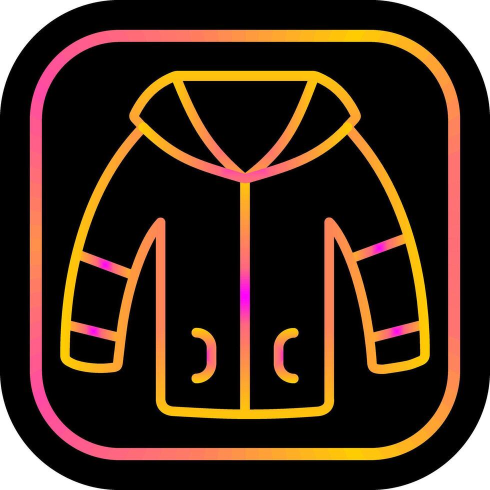 Winter Jacket Vector Icon