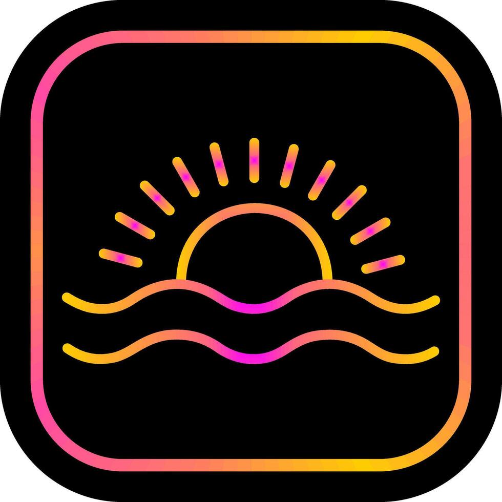 Sunrise Vector Icon