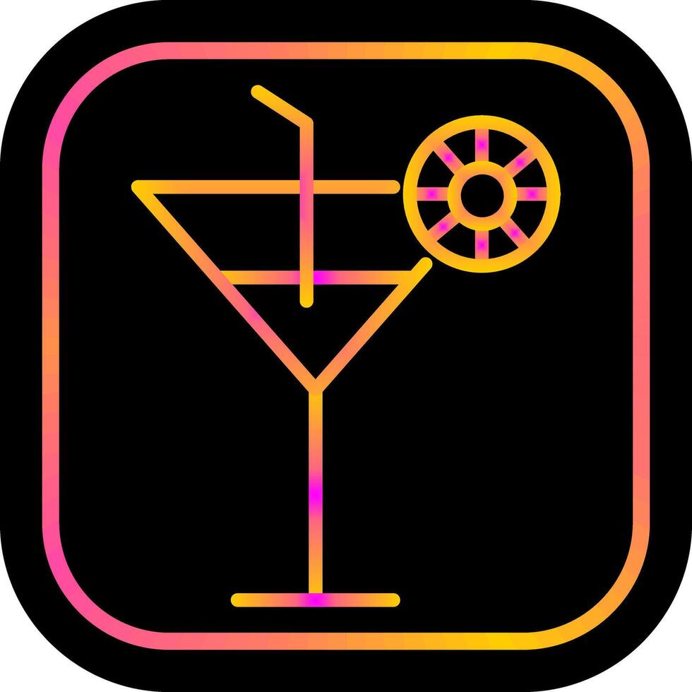 Cocktail Drink Vector Icon