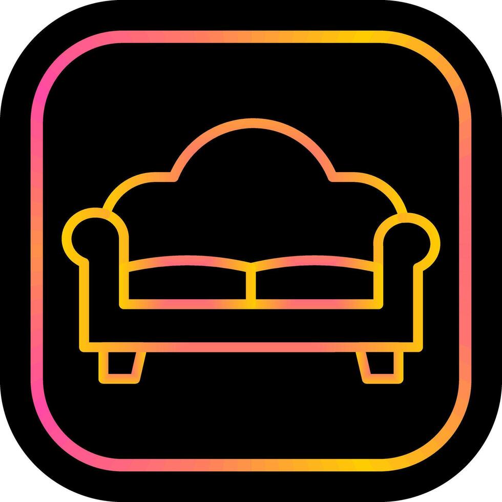 Double Sofa Vector Icon