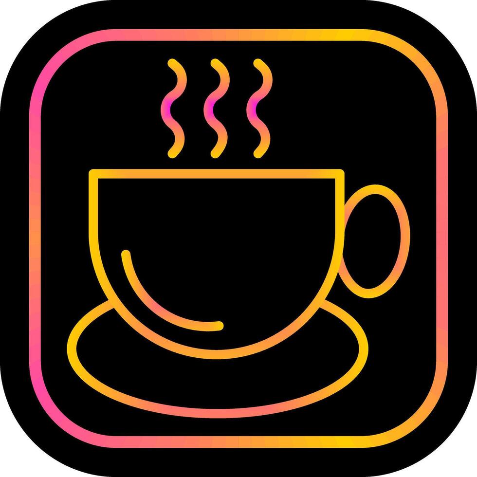 icono de vector de taza de café