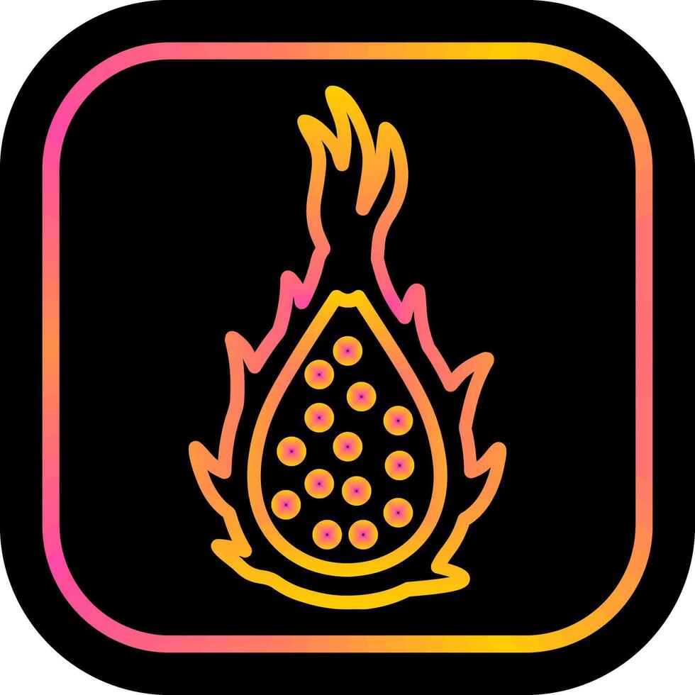 Dragon Fruit Vector Icon