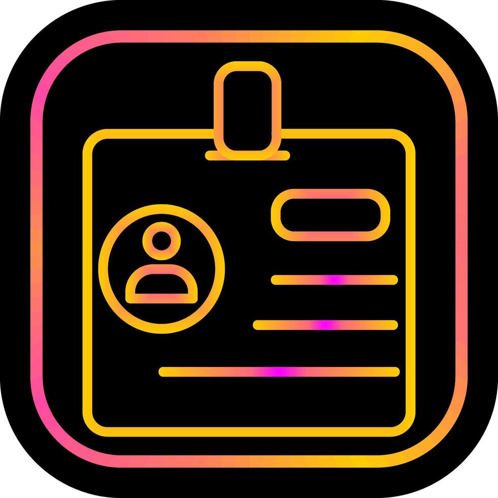 Identification Vector Icon