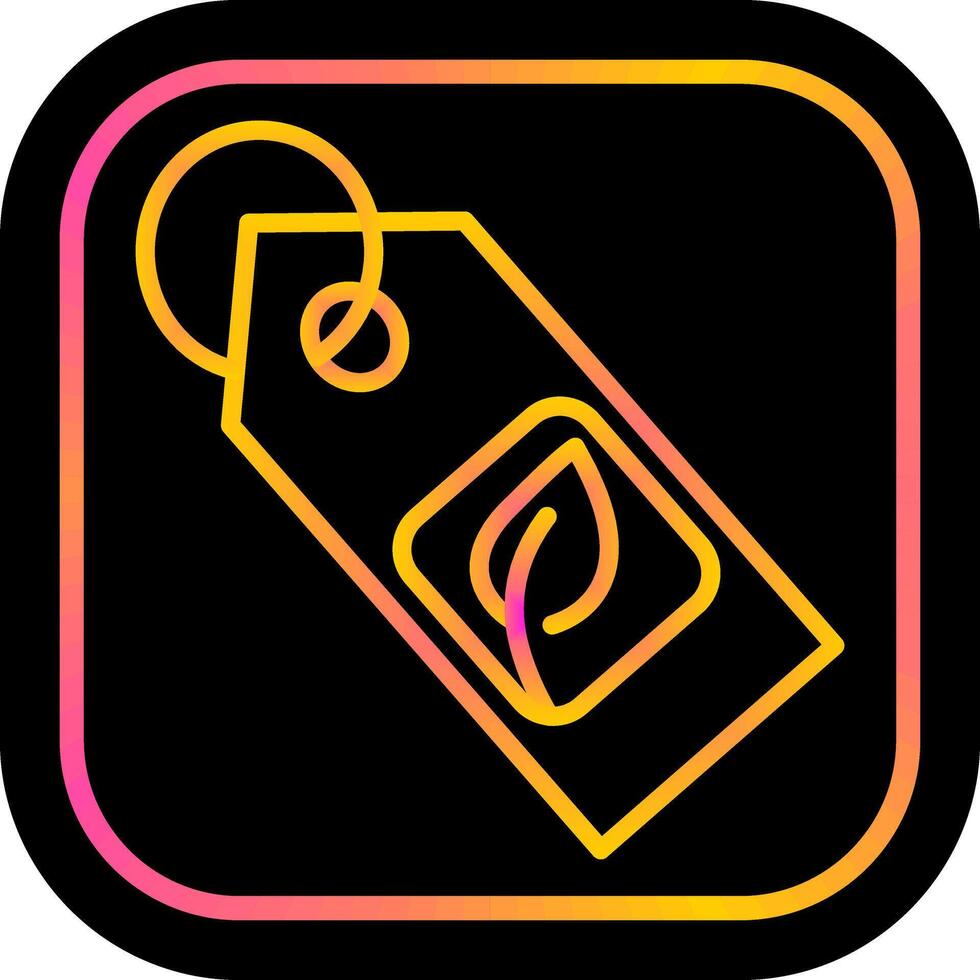 Eco Tag Vector Icon