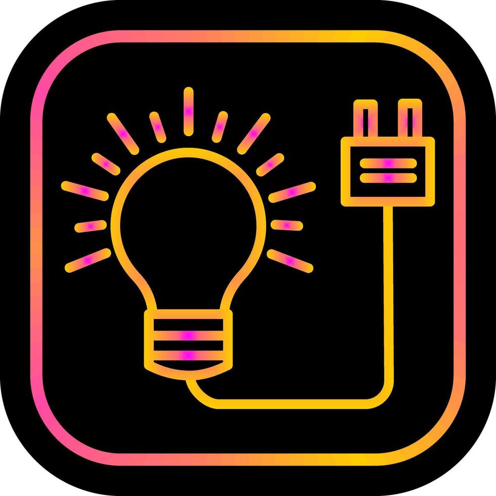 Electric Bulb Vector Icon