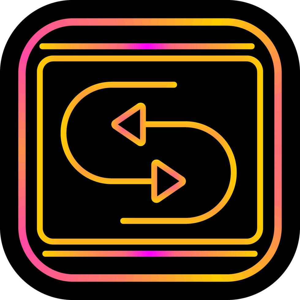 Reverse Arrow Vector Icon