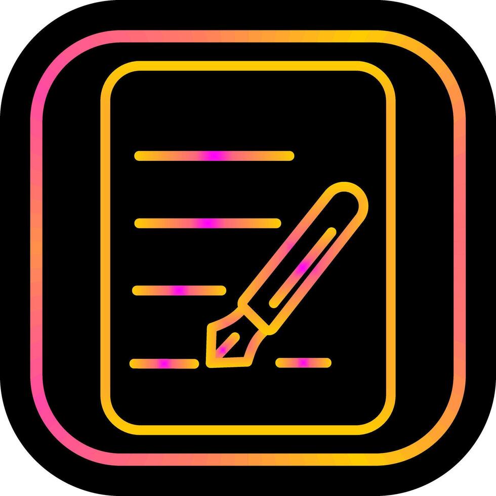 Fountain Pen Vector Icon