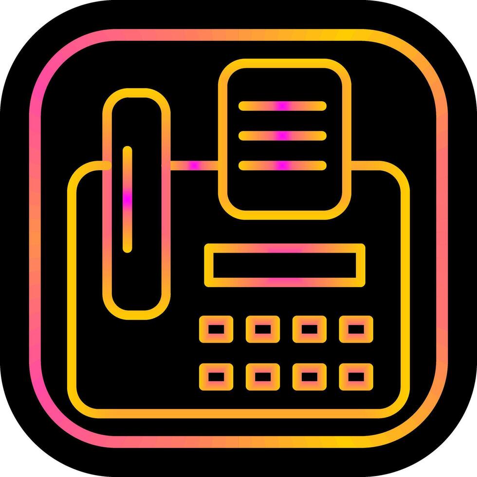 Fax Machine Vector Icon