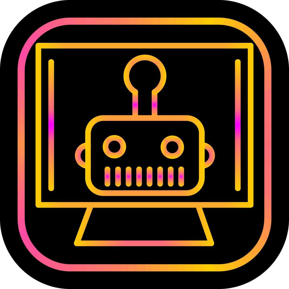 Artificial Bot Vector Icon