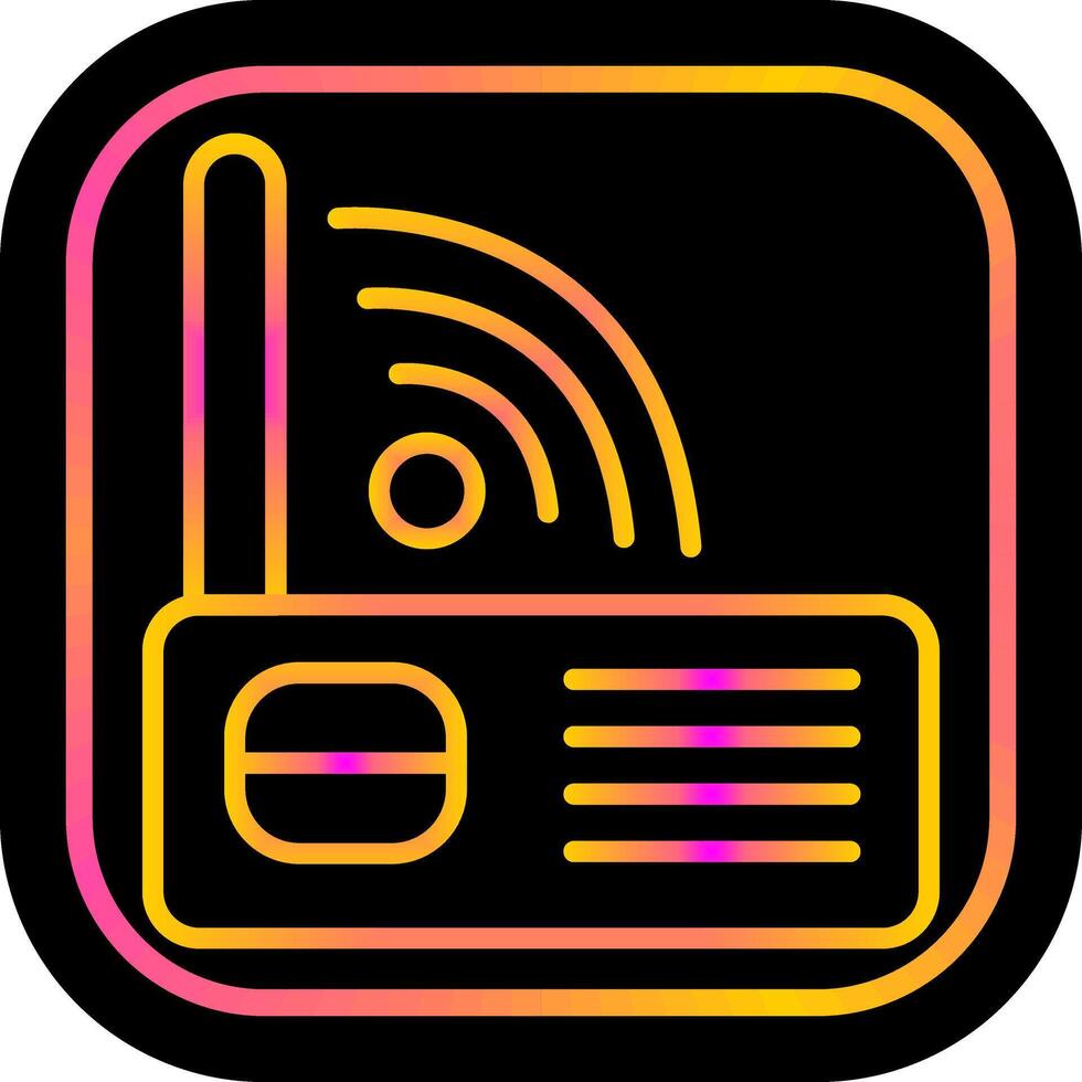 Modem Wifi Vector Icon