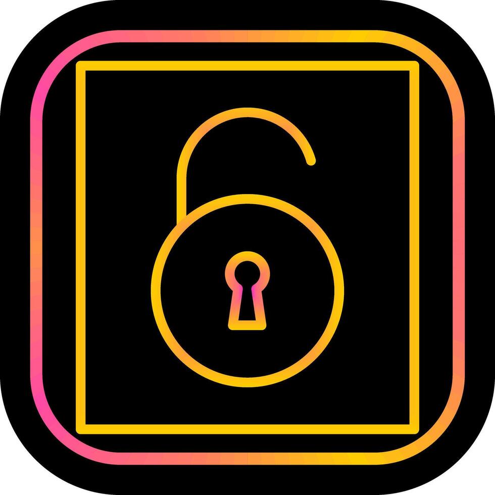 Open Lock I Vector Icon