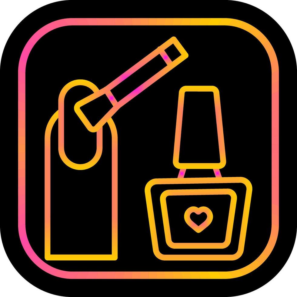 Nail Polish Vector Icon