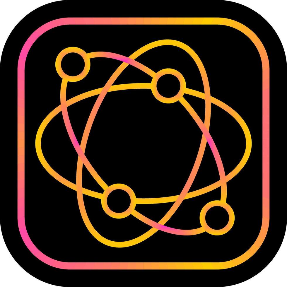 Atomic Structure Vector Icon