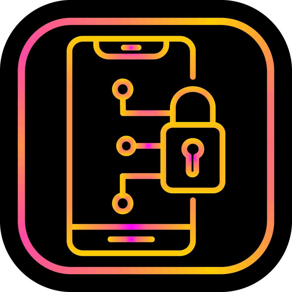Secure Device Vector Icon