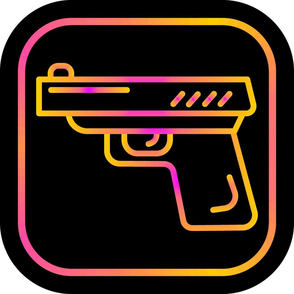 icono de vector de pistola