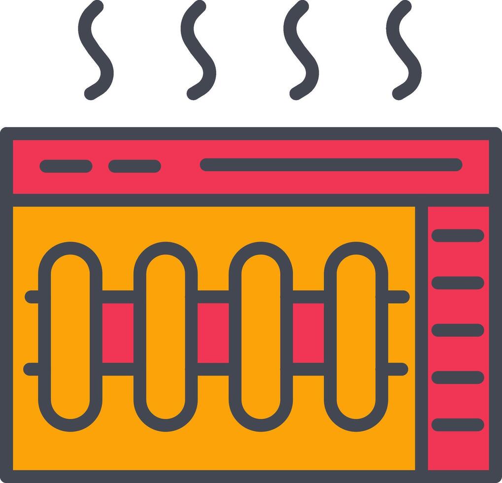 Heater Vector Icon