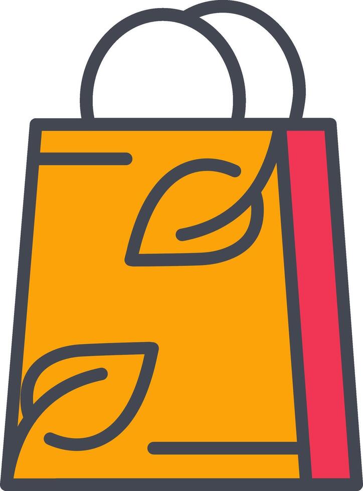 Ecology Bag Vector Icon