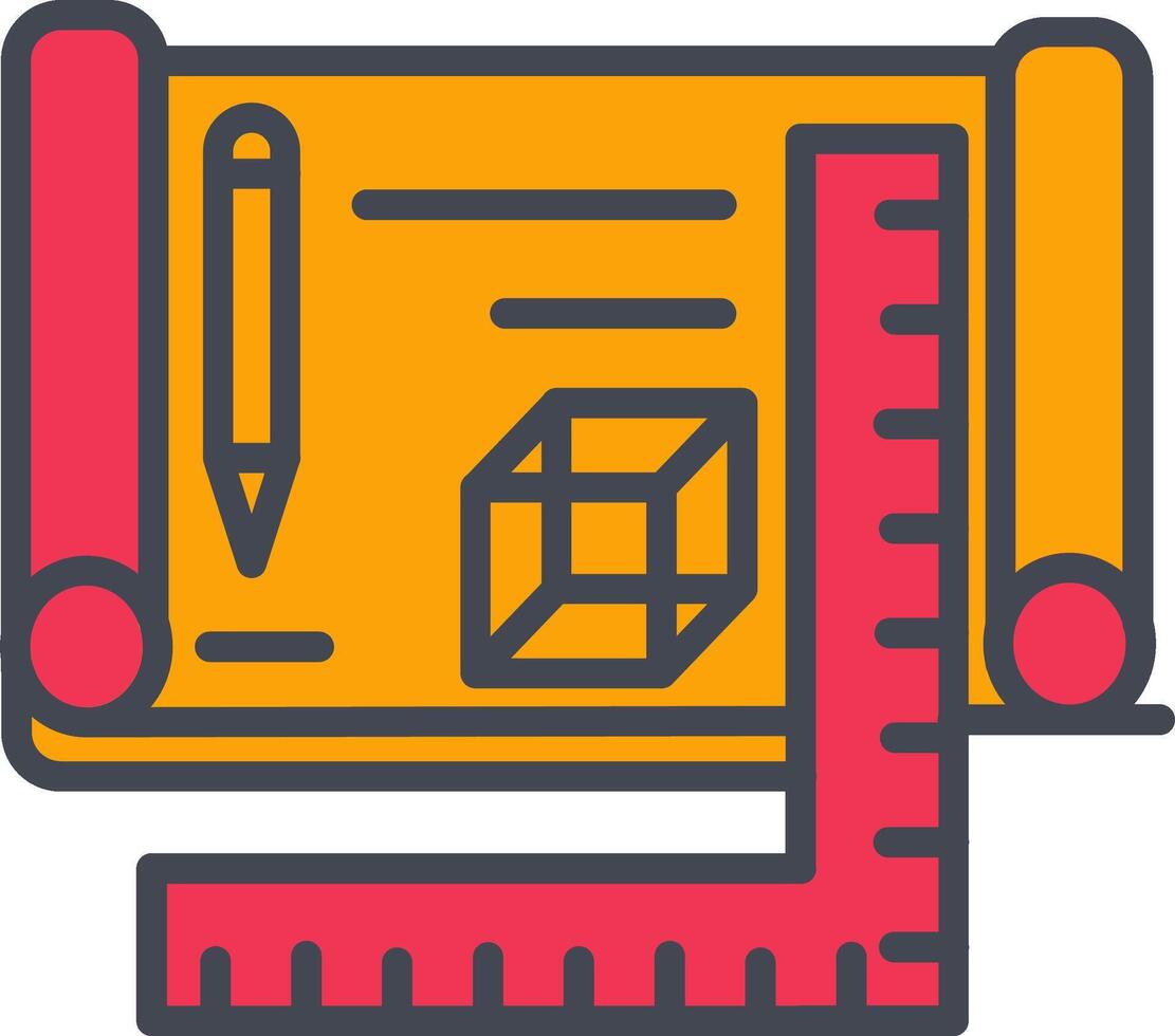 Blueprints Vector Icon