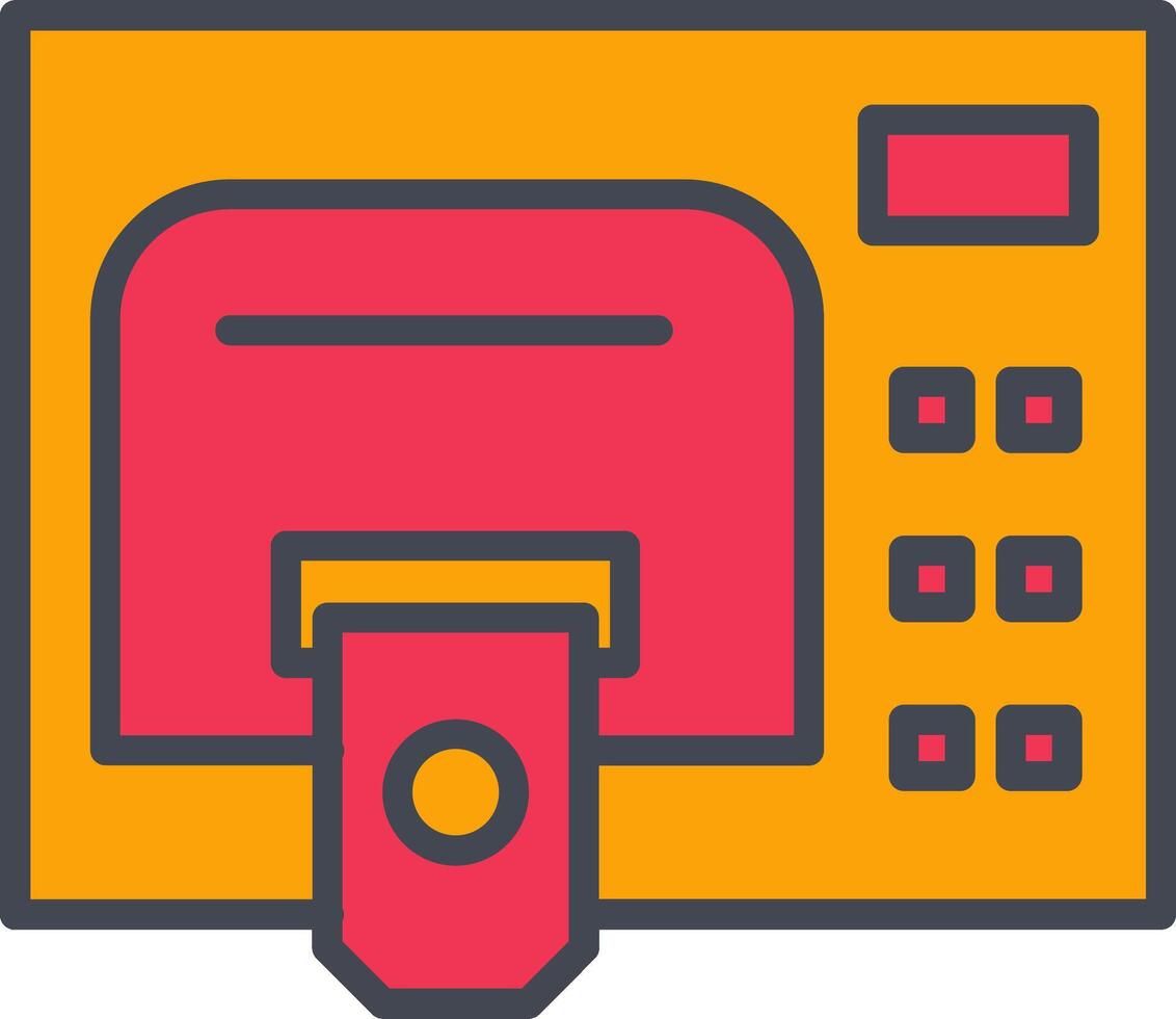 ATM Service Vector Icon
