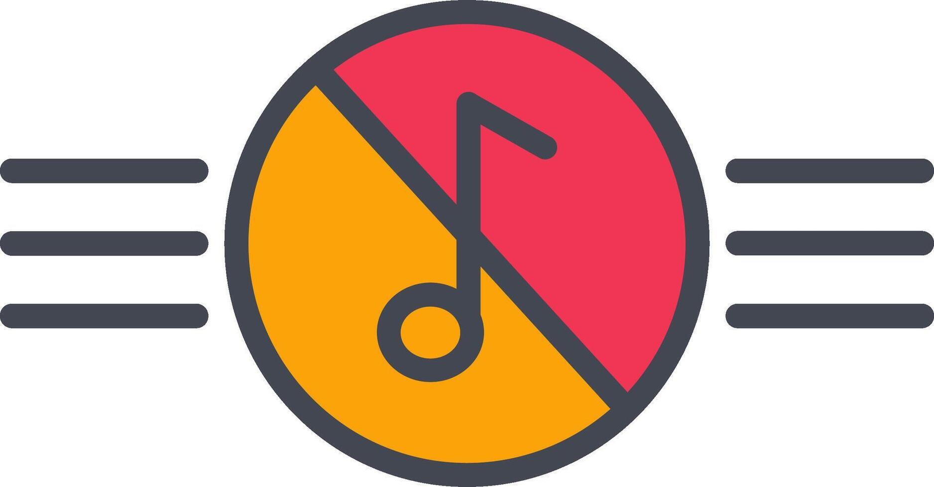 música discapacitado vector icono