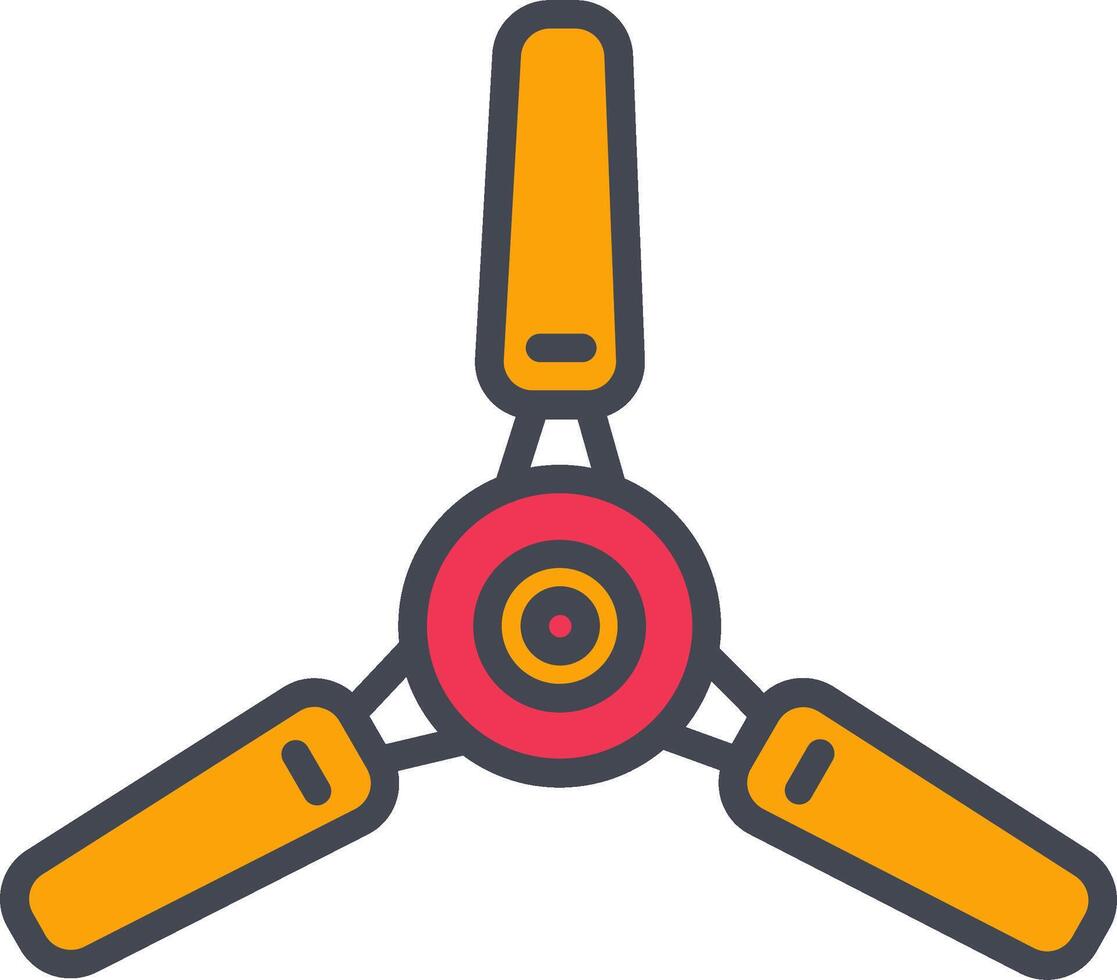 Electric Fan Vector Icon