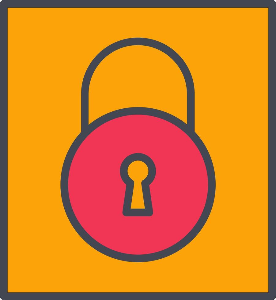 Lock II Vector Icon