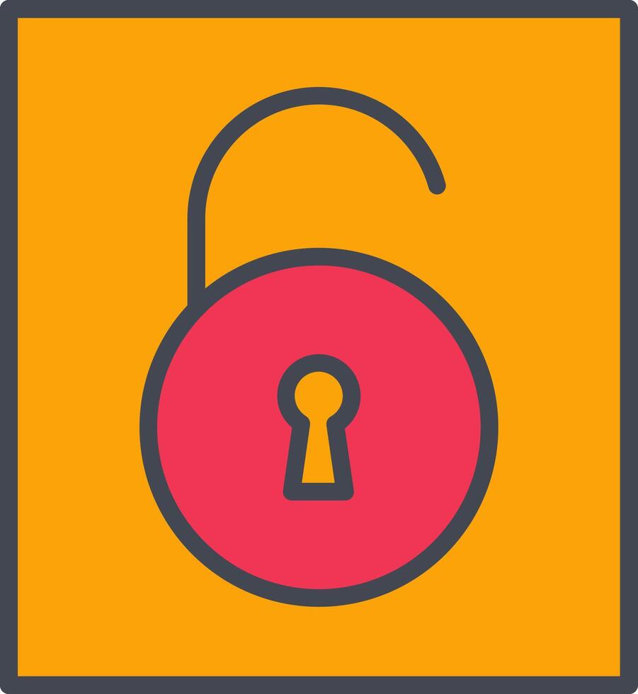 Open Lock I Vector Icon