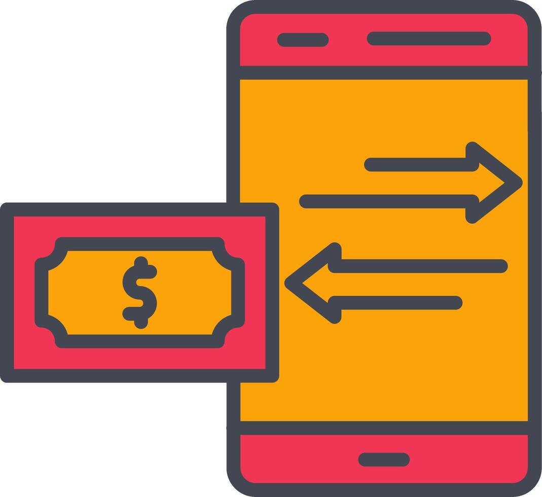 Money Transfer Vector Icon