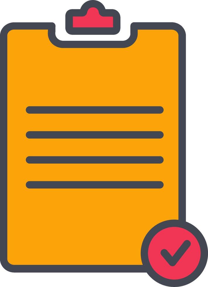 Registered Document Vector Icon