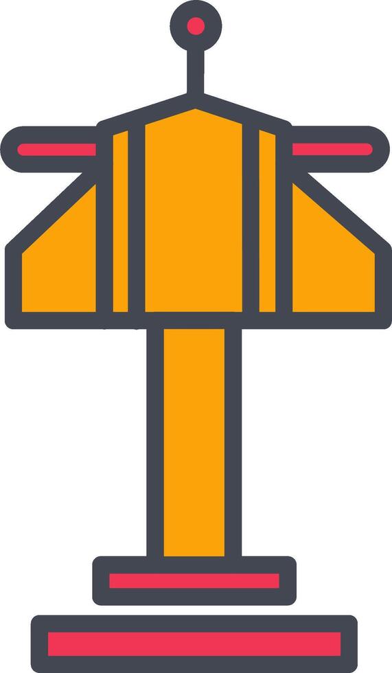 Air Control Tower Vector Icon