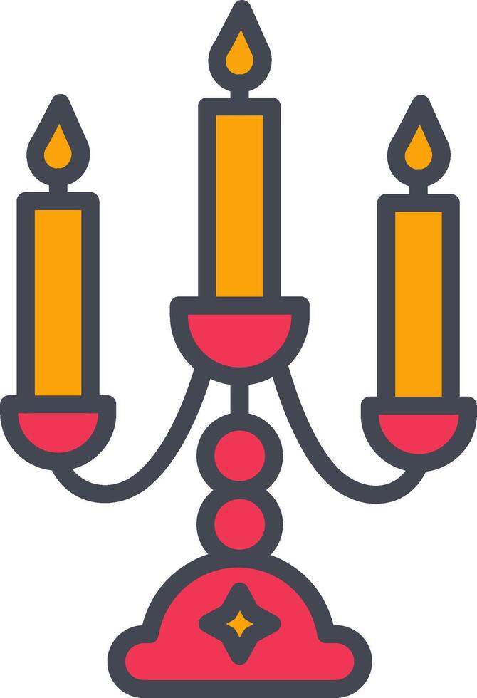 candelero vector icono