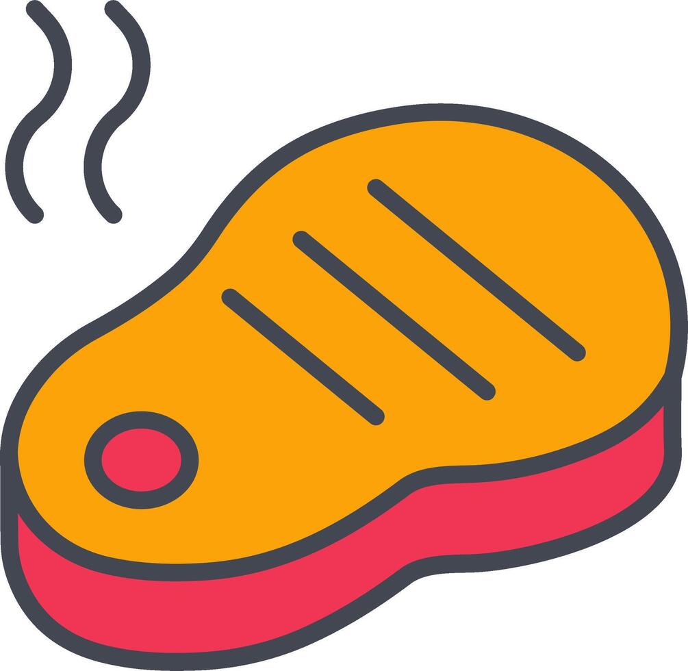 Steak Vector Icon