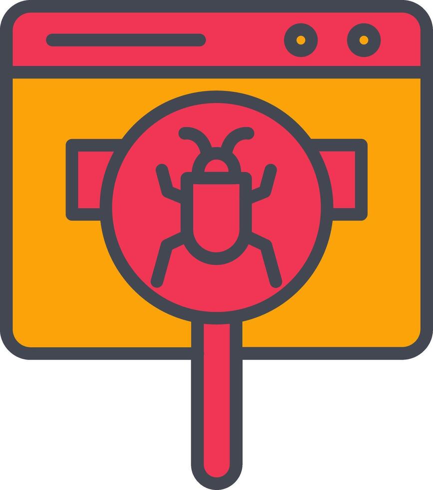 Web Bug Vector Icon