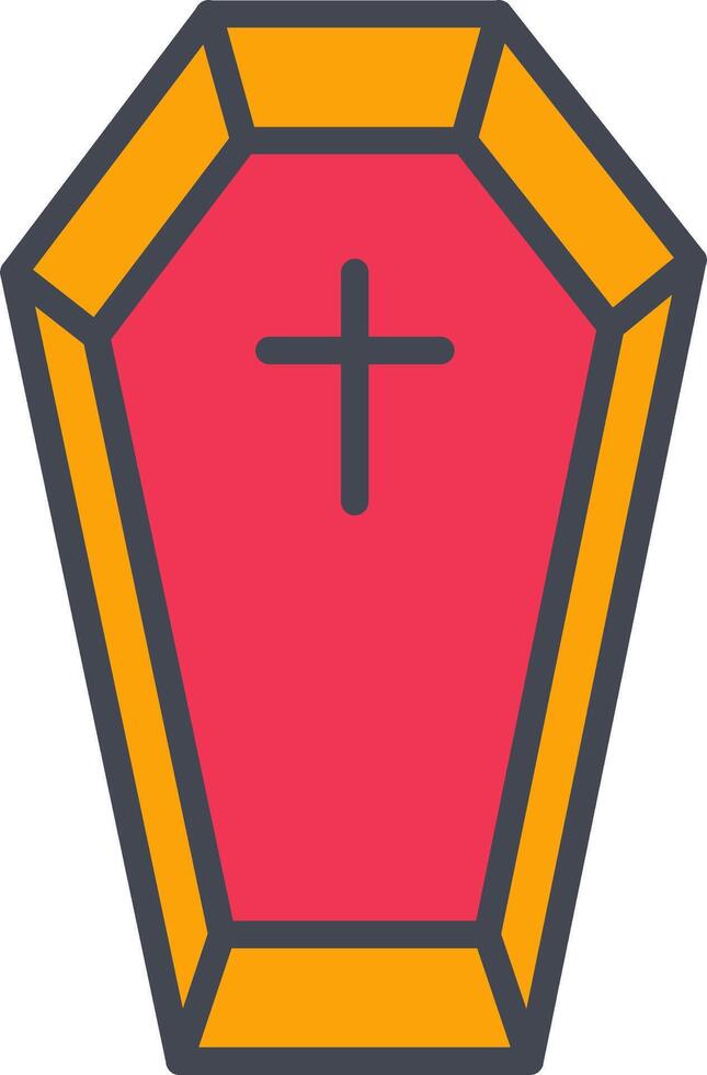 Coffin Vector Icon