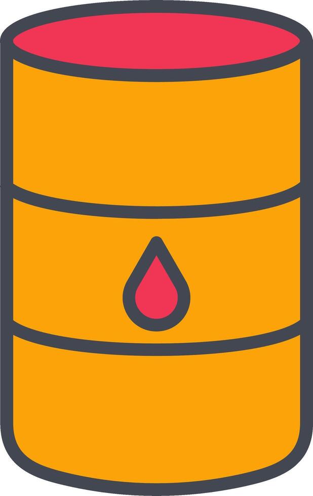 Oil Barrel Vector Icon