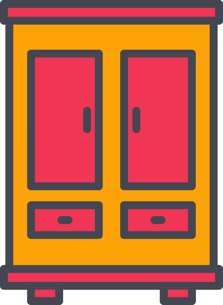 Cupboard Vector Icon