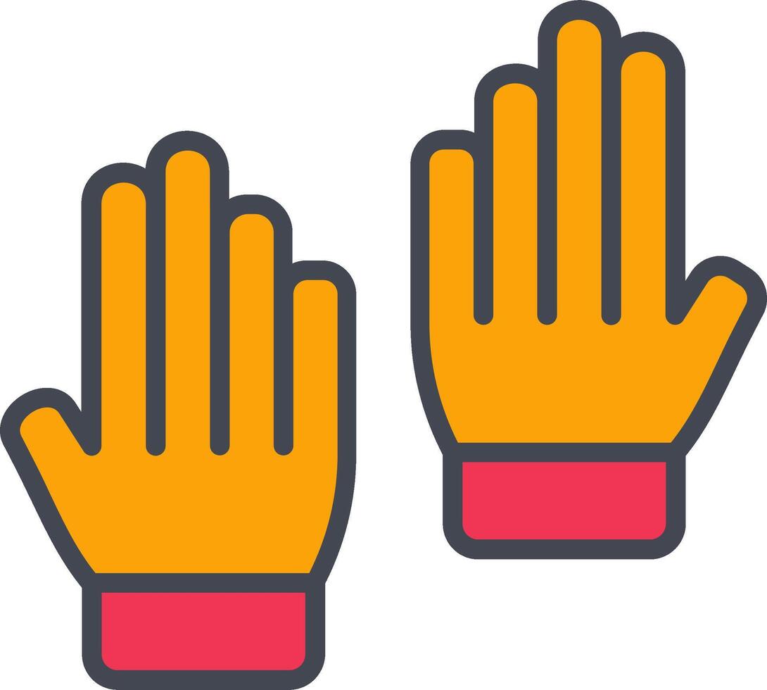 Gloves Vector Icon