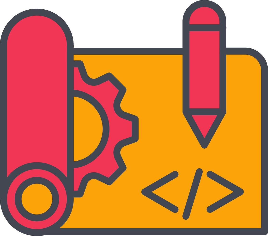 Blueprints Vector Icon