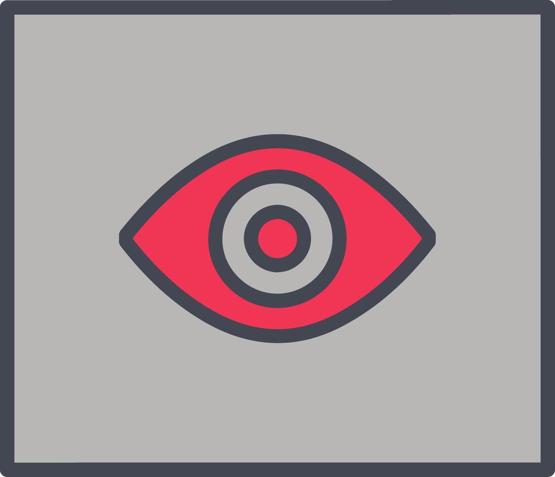 Eye Scan Vector Icon