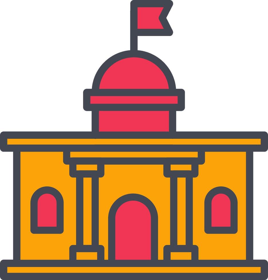 Parliament Vector Icon